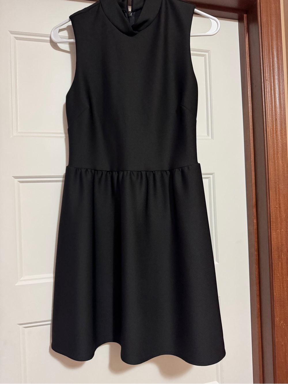 Topshop Black Sleeveless Mini Dress